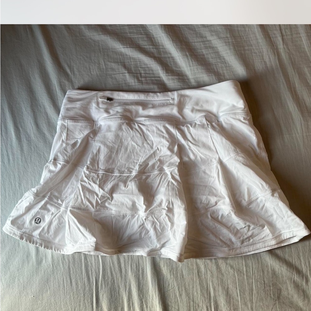 Lululemon Athletica White Skater Skirt